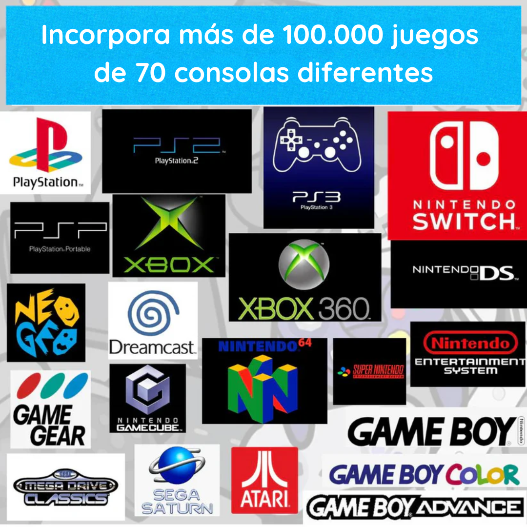 Retro Cassette con 100.000 Juegos